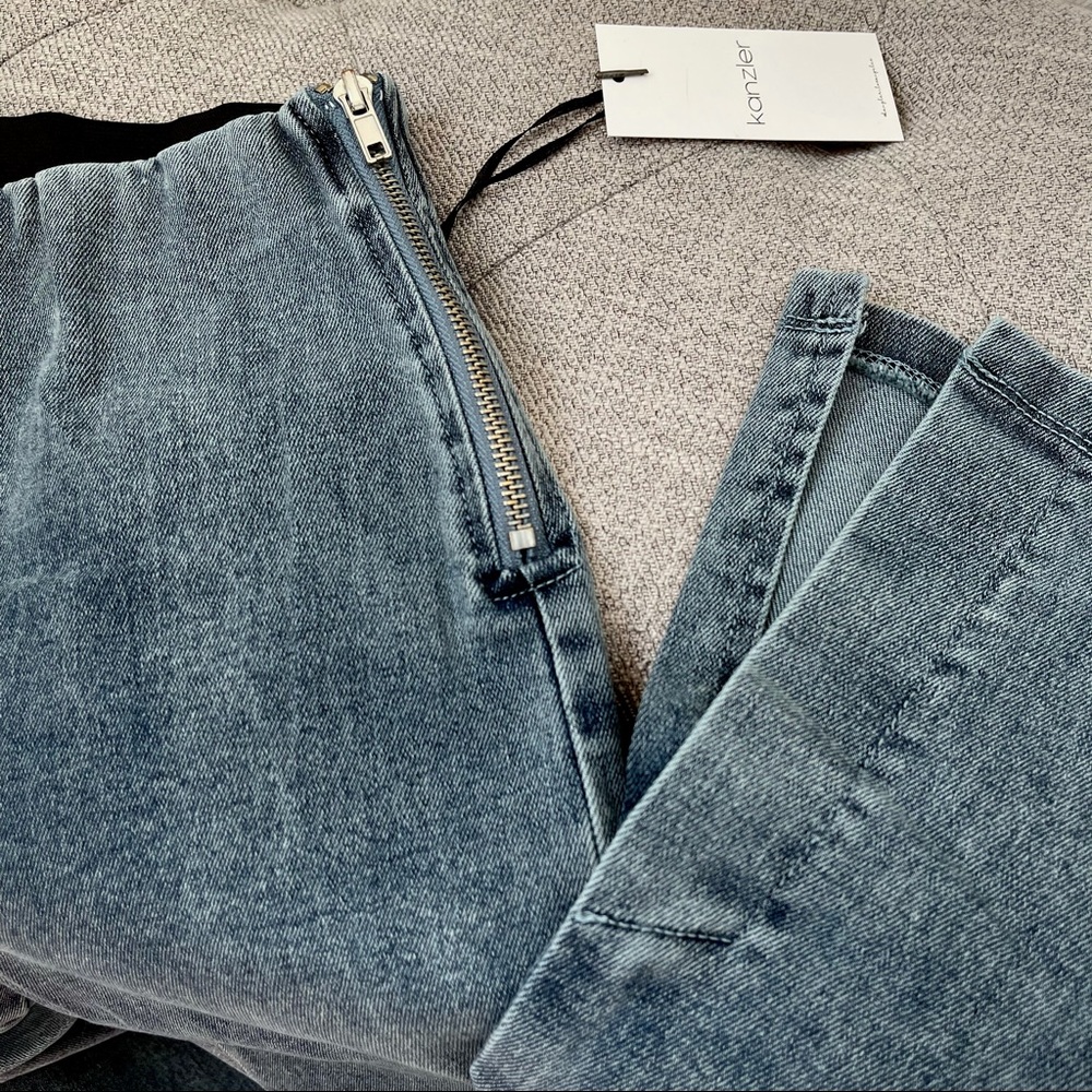 EMORY ROSE Denim High Waist Bootcut Leggings - Picture 7 of 13